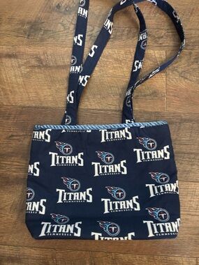Titan Navy and White Tennessee Titans Logo Tote
